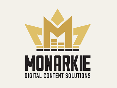 Monarkie Music Logo audio engineer branding design digital producer graphic design identity illustration logo mark music producer