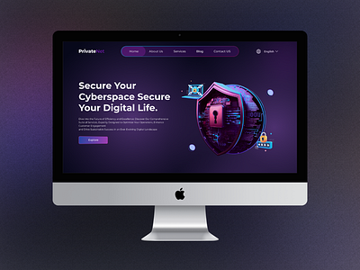 Cyber Security landing page animation app design branding cyber security dashboard design finding job interaction design landing page mvp saas ui ux web design