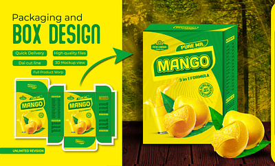 PACKAGE AND LABEL DESIGN box box design juice label label design package design packaging product label