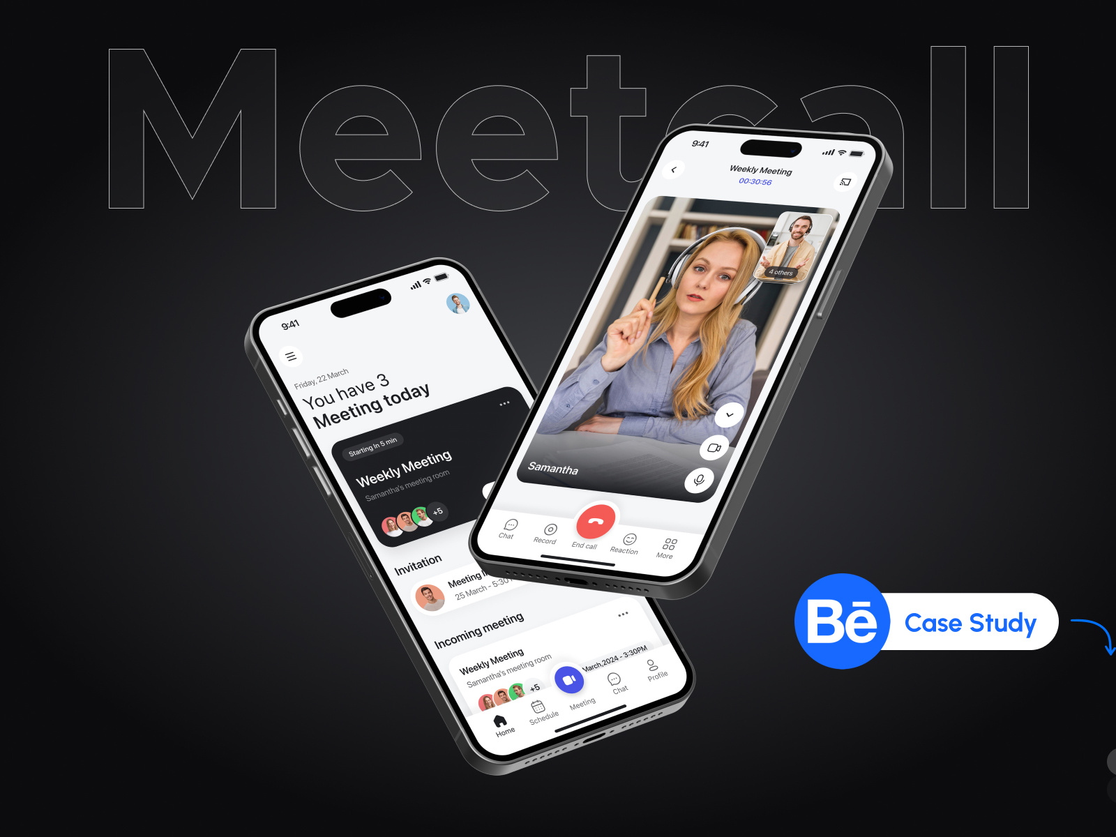 Meetcall App | Mobile App Design | UI/UX Case Study by Bhavik Dobariya ...