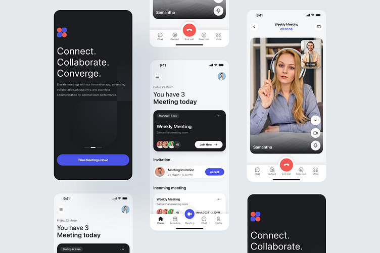 Meetcall App | Mobile App Design | UI/UX Case Study by Bhavik Dobariya ...