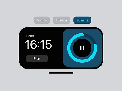 Countdown Timer design figma ui