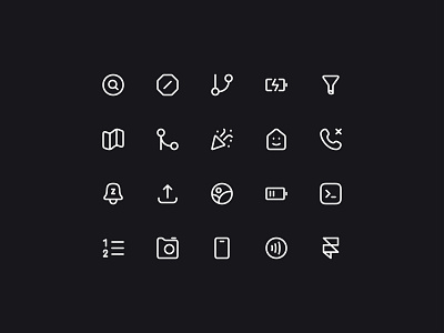 Icons Redesigning 🎨 design icon icons minimal saas ui web design