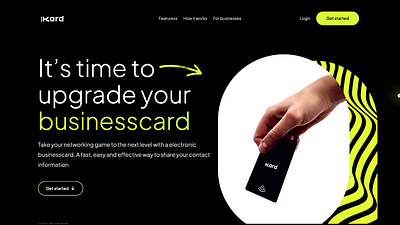 Kard.dk – Digital Business Cards business card card credit card design product