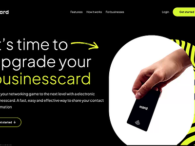 Kard.dk – Digital Business Cards business card card credit card design product