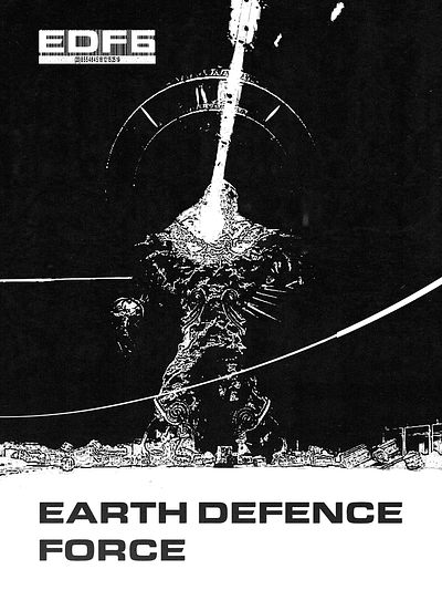 Earth Defense Force 6 designerlife graphic design poster poster artist poster of the day videogame xerox