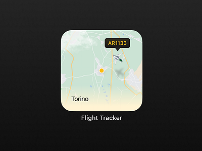 Flight tracker widget ios tracker ui widget