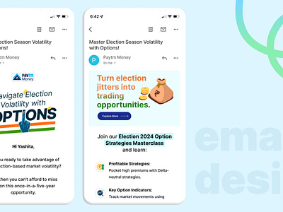 Emailer Design: Stock Market Masterclass branding email emailer design html html design. mail design mailer design options trading paytm design stock market design stock trade sip invest design stocks trading stock trader ui ui design ui mailer visual design