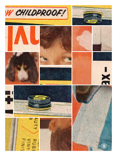 Childproof collage daily project design