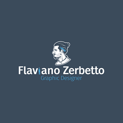 My personal logo Flaviano Zerbetto branding graphic design illustration