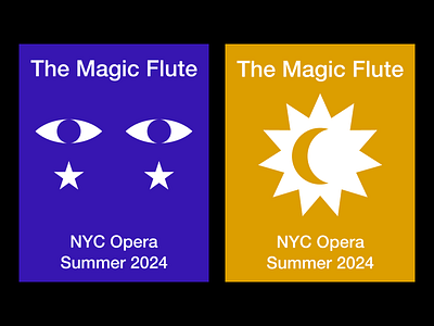 Magic Flute Opera Posters graphic design illustration opera poster vector