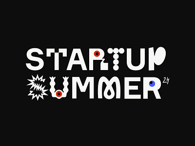 Letters design for Startup Summer 2024 website animation branding design graphic design illustration minimal motion graphics teamwork ui vector
