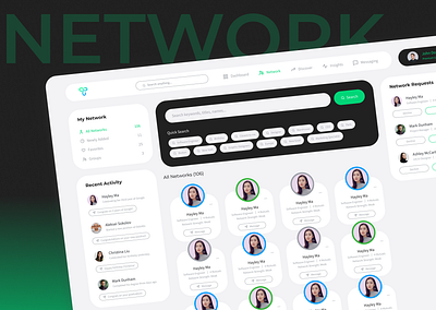 Professional Network Platform branding graphic design marketing networking professional network social media