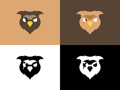 Deadeye Logo Design animal art assets bird brand idenity branding colors ddc design diazdesignco digital art flat graphic design illustrator minimal mockups owl photoshop shot vector