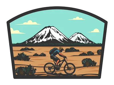 Biking Through Mountains and Deserts adventure outdoor overland retro vintage