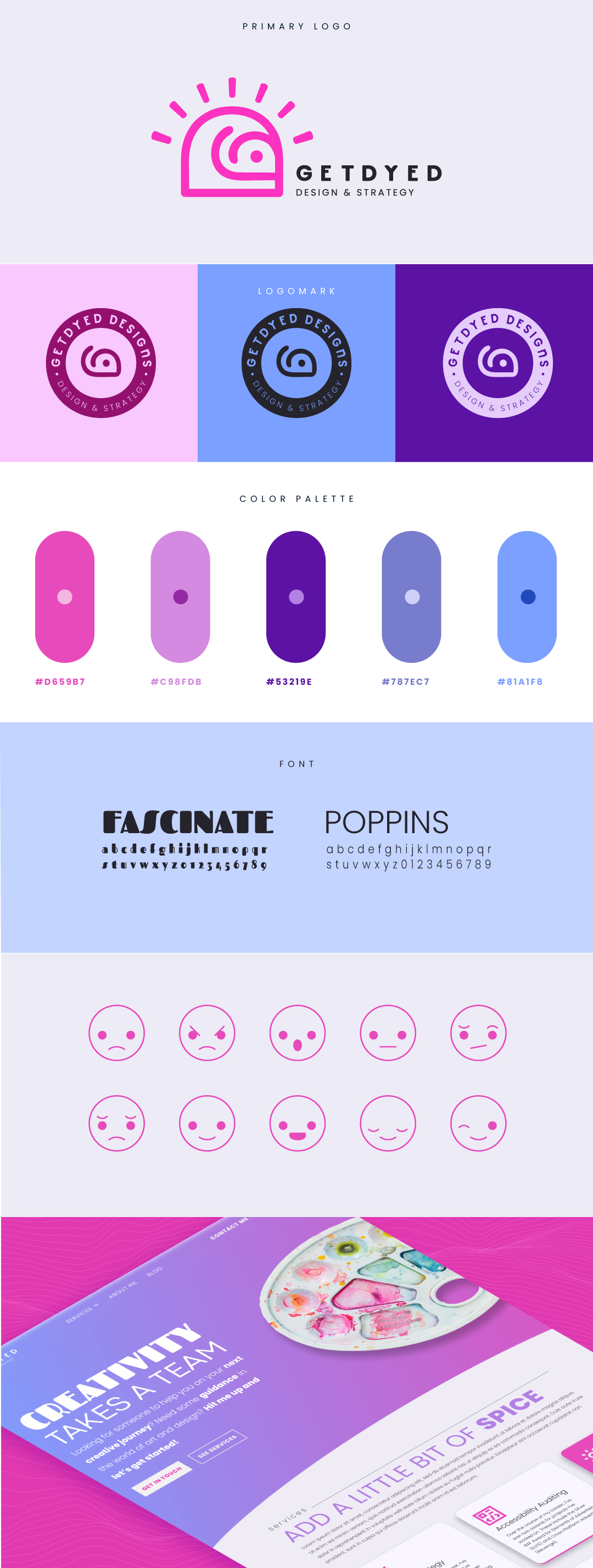 personal design brand guide sheet accessability brand design branding color design fonts graphic design logo logo design typography vector