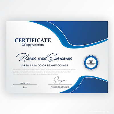 Certificate Design branding certificate certificate design coreldraw graphic design illustration photoshop