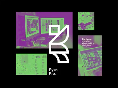 Ryxn Pro - Logo & Branding angle logo bird logo branding branding and identiy design fast aid logo graphic design logo logo trend 2024 modern logo professional logo tech logo trend