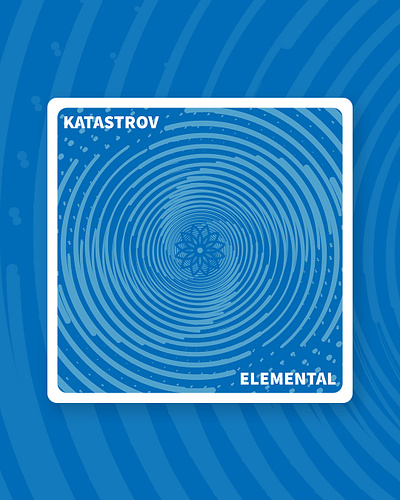 Single Cover Design for Katastrov-Elemental animation art cover art elemental graphic design katastrov single cover