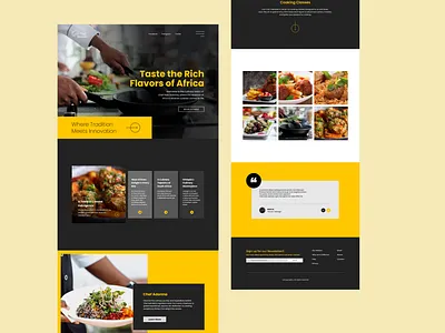 Chief Landing Page UI/UX branding design designer figma figmaui figmauiux illustration ui ux web web designer websitedesigner wordpress