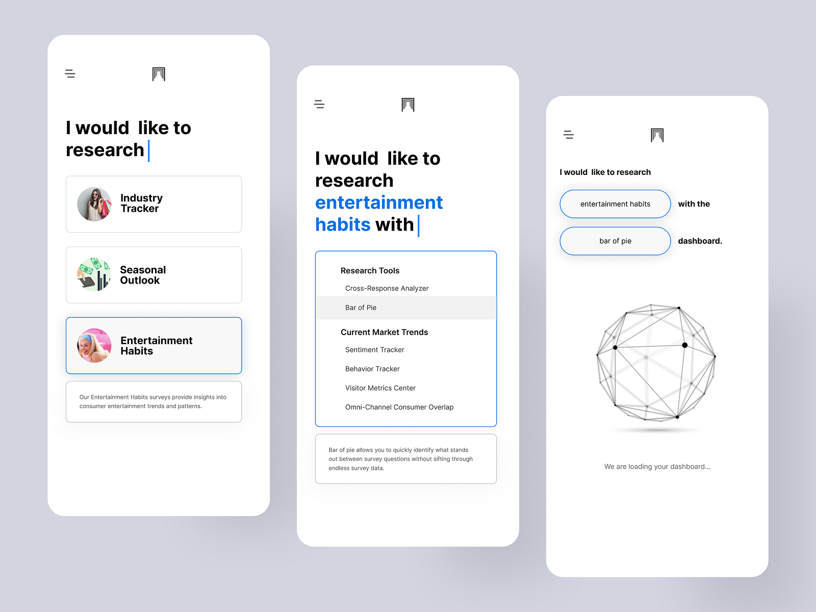 AI Data Analysis UI by Denton Bishop on Dribbble