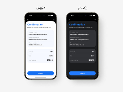 Payment Confirmation app banking confirmation dailyui figma finance fintech ios minimalist mobile app mobile design money payment transfer ui ux wallet