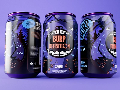 Soda Can Design - Beverage Packaging🍸 branding design illustration