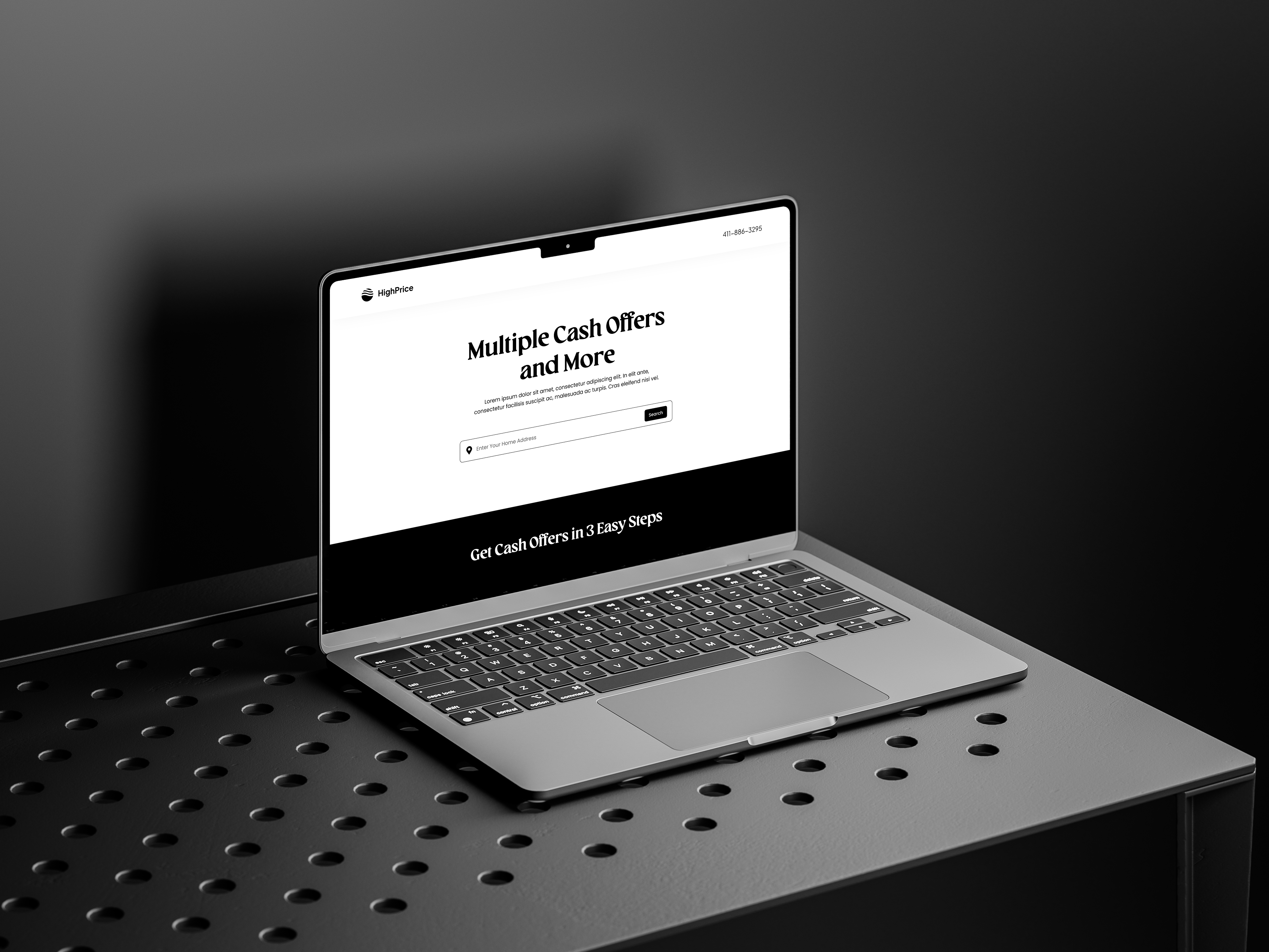 Minimalist Cash Offer Property Website Design branding cash cash offer cool website design graphic design highestprice minimalist offer property sell house sell property simple web design simple website design ui user interface ux web design website website design