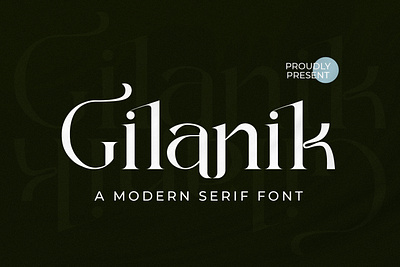 Gilanik - A Modern Serif Font style