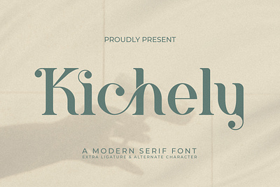 Kichely - A Modern Serif Font style