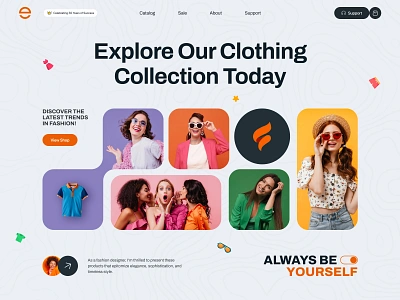 Online Cloth/Dress Website branding cloth collection design dress ecommerce fashion graphic design online shop pant shop t shirt trending ui website