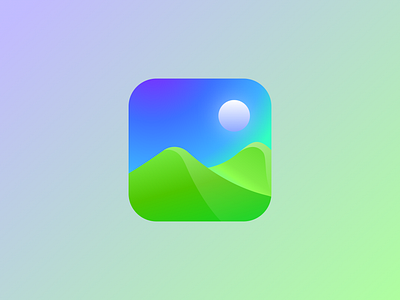 Gallery App icon application logo design ux