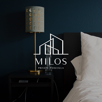 MILOS / HOTEL VILLA LOGO branding hotel logo pension vila