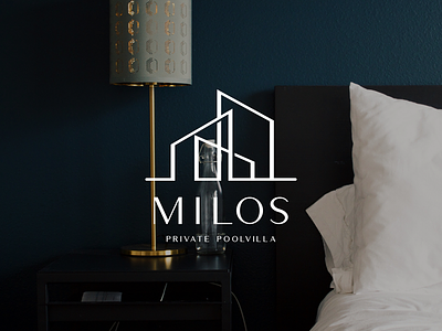 MILOS / HOTEL VILLA LOGO branding hotel logo pension vila