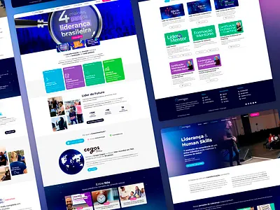 Crescimentum Website branding clean company education ui ux website