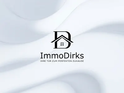 ImmoDirks Modern Logo Design brand identity branding bussines company creativelogo design graphic design inspiration logo logo design logodesigner logofolio logosai minimalist modern modern logo property real estate uniquelogo vector
