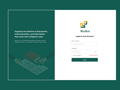 Litigation Web Portal design litigation uiux web portal