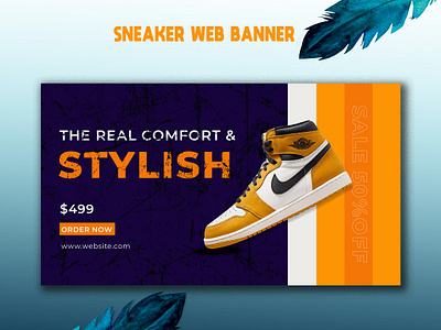 Shoes web banner design | Sneaker web banner | Social media | Sh branding design fl flyer graphic design manipulation modern shoes motion graphics poster shoes banner sneaker web banner