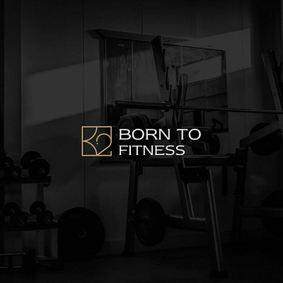 BORN TO FITNESS / GYM LOGO fitness gym sport
