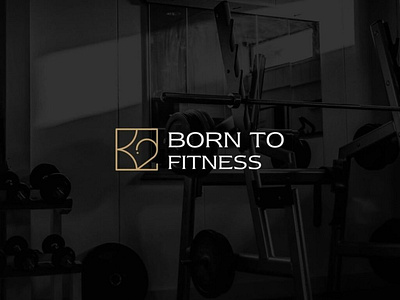 BORN TO FITNESS / GYM LOGO fitness gym sport