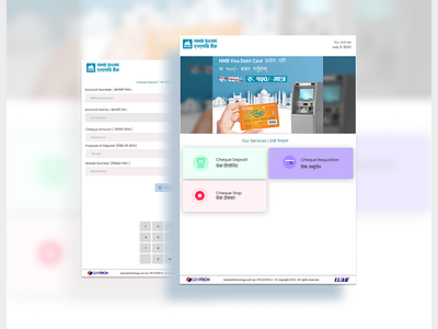 Kiosk Machine Cheque Deposit Flutter Desktop app kiosk