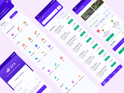 Sale Management App sfa ui ux