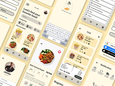 UI Ja-Jan, a food ordering app ui inspiration
