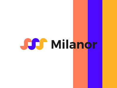 Milanor brand branding design graphic design illustration logo logo design minimal modern ui