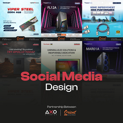 Social Media Design animation branding graphic design logo motion graphics ui