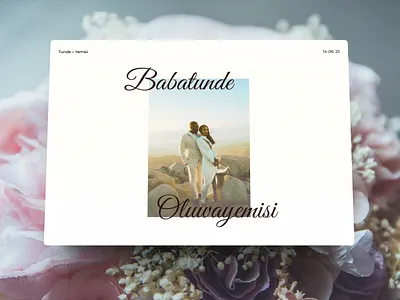 EverAfter design landing page ui uiux web design website wedding