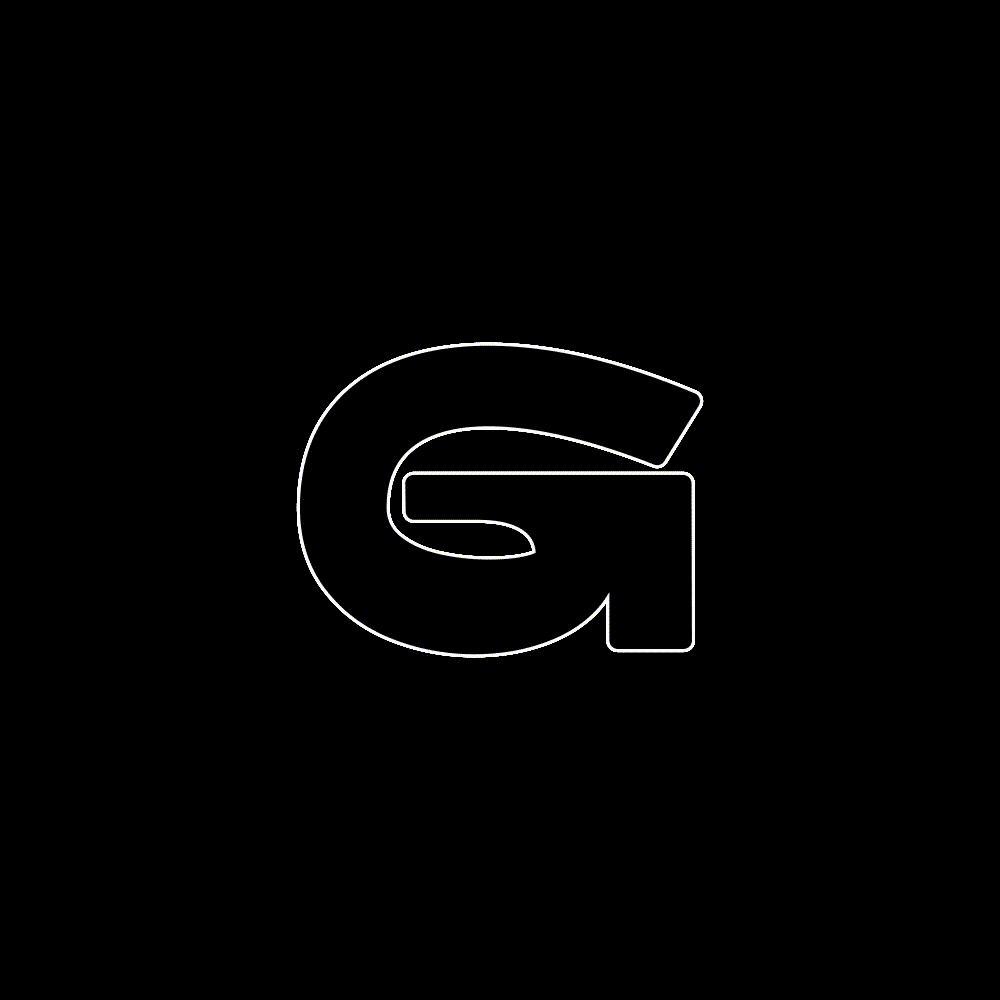 Letter "G" graphic design motion graphics