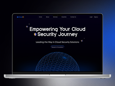 CloudZS- Your Complete Cloud Security Solution animation color theory components design system effects figma home page interactive design landing page modern prototyping security typography uiux visual hierarchy web deisgn wireframe