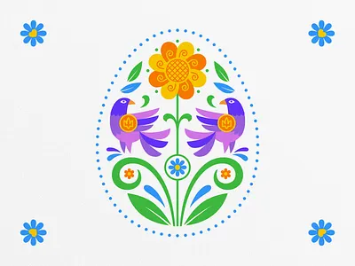 Easter illustrations bird branding design easter easter egg easter illustrations floral decoration floral ornament flowers graphic design icons identity illustration ornament sun sunflower symbols ukrainian easter visual identity