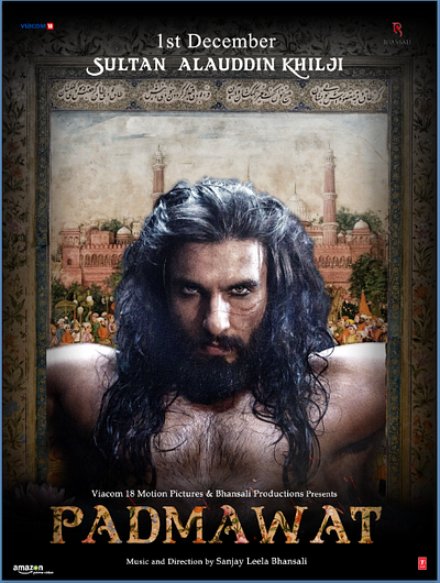 Padmawat Poster redesign (photoshop) graphic design. padmawat photoshop poster redesign